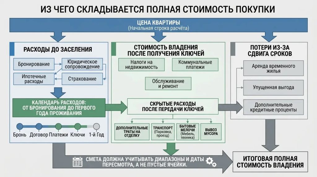 Из чего складывается полная стоимость